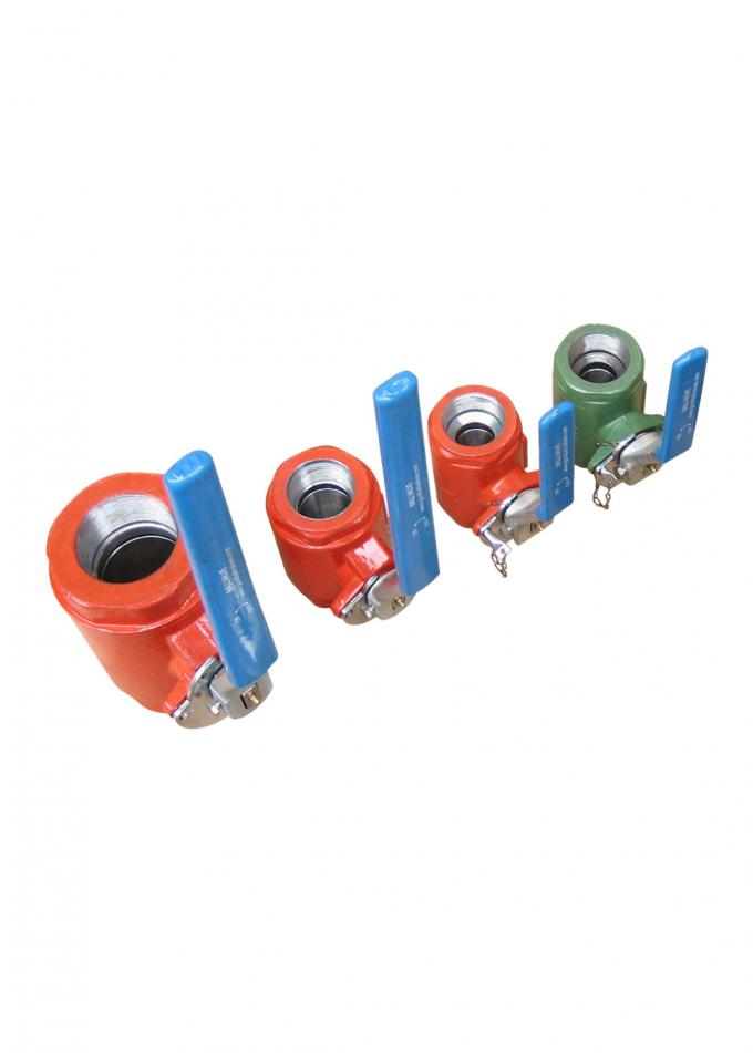 Oilfield Threaded Ball Valve Manifold Control Valve A216 WCB Oil Patch Ball Valve 0