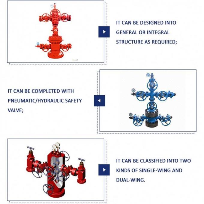 Drilling API 6A Wellhead Christmas Tree Oilfield Wellhead Equipment Xmas Tree 0
