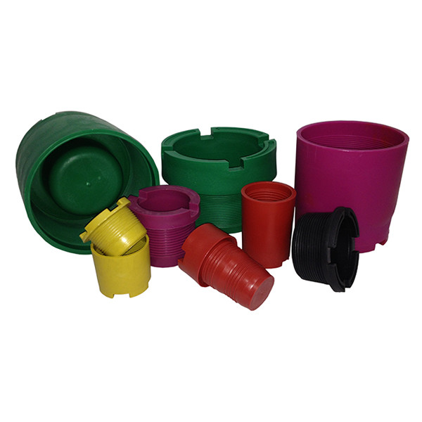 Drilling Rig Spare Parts Heavy Duty Plastic Drill Pipe Red Yellow BlackThread Protector 2