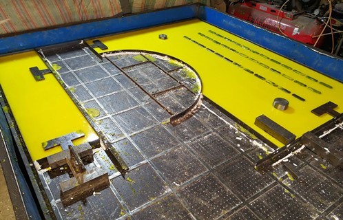 ZP175 ZP275 ZP375 Drilling Rig Spare Parts Non Slip Mat For Rotary Table 1