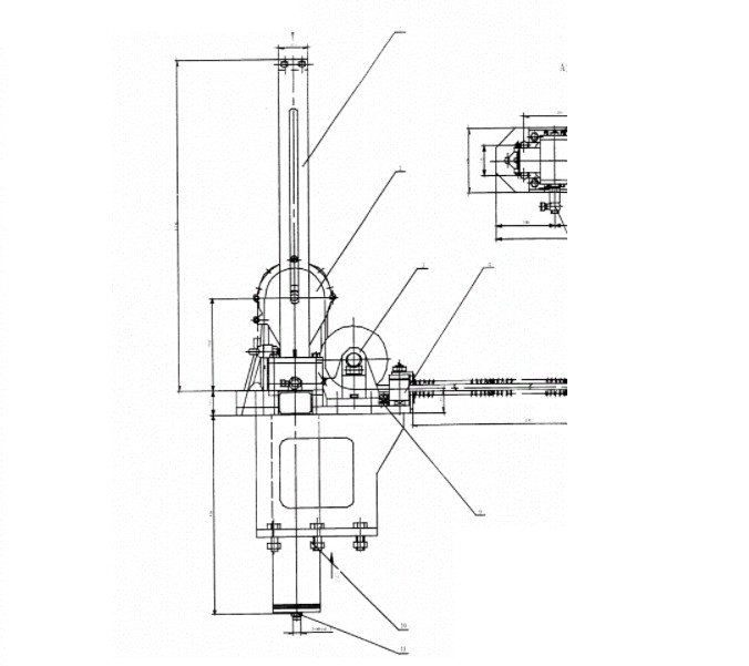 YM-16 / YM-10 Hydraulic Cathead Rotary Cathead Carbon Steel Manual Tong 1