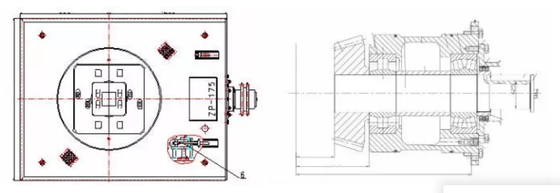 API 7K Standard Rotary Table ZP175 For Oilfield Welling Drilling