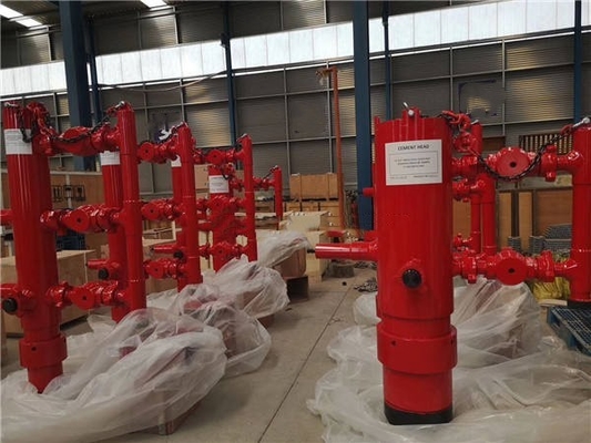 AISI 4145H Oilfield Cementing Tools Double Plug Top Drive Rotating Cement Head For Casing