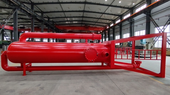 API Solid Control System Mud Gas Separator For Drilling Liquid / Fluid And Gas