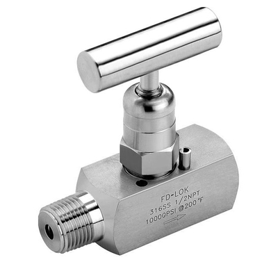 Stainless steel NPT Female Thread Needle Valve SS316L 10000PSI Oilfield Needle Valve