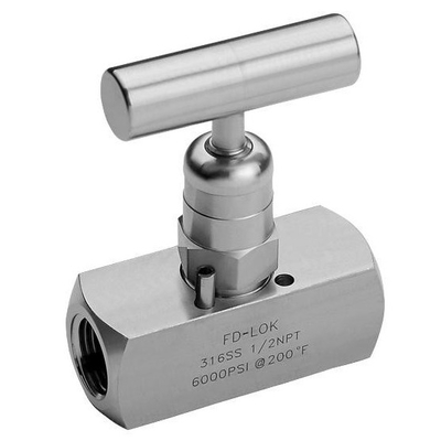 Stainless Steel Needle Valve 1/2&quot; NPT Female Male Thread SS316L 10000PSI