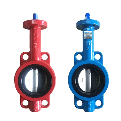 2 Inch Manifold Control Valve Ductile Iron Wafer Type Butterfly Valve DN50 - DN200