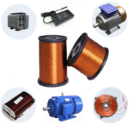 0.20-12.00mm Enamelled Red Copper Wire For Motors Pure Copper Coil Electric Wire