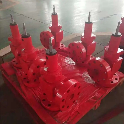 Flanged Manifold Control Valve API 6A Needle H2 Type Adjustable Choke Valve