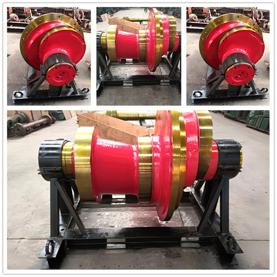 API 4F Mud Pump Spare Parts Drillmec F Series Forging Crankshaft For Fluid End Assy