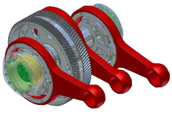 API 7K Drilling Rig Mud Pump Spare Parts Crankshaft Connection Rod