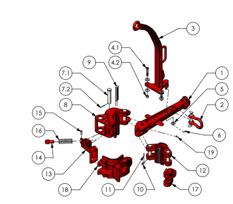 API Tubular Handling Tools  LF Type Manual Tong  Changing Lug Jaws Drilling And Well Tools