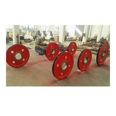 API 8C Drilling Rig Crown Wire Rope Pulley / Wire Rope Sheave Drilling Rig Spare Parts