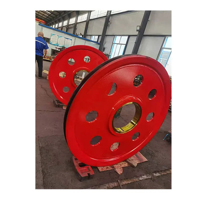 API 8C Drilling Rig Crown Wire Rope Pulley / Wire Rope Sheave Drilling Rig Spare Parts