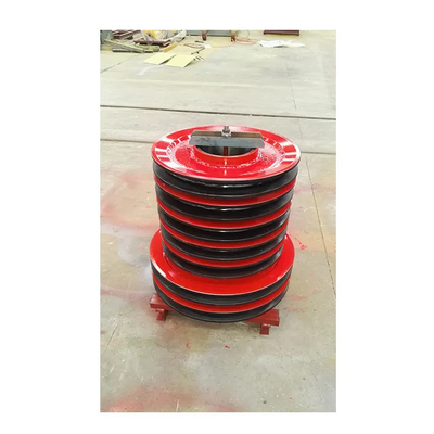 API 8C Drilling Rig Crown Wire Rope Pulley / Wire Rope Sheave Drilling Rig Spare Parts