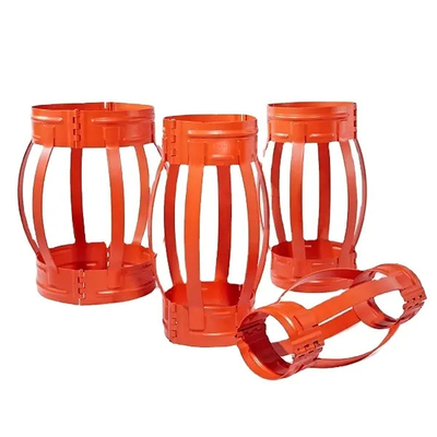 API 10D Oilfield Cementing Tools Casing Centralizer Solid Rigid / Positive / Welded Spiral Type