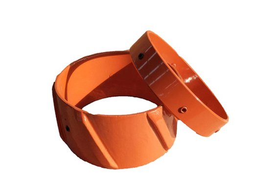 API 10D Oilfield Cementing Tools Casing Centralizer Solid Rigid / Positive / Welded Spiral Type