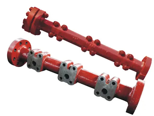 API Mud Pump Parts Suction Manifold And Discharge Manifold F500-F1600 Mud Pump