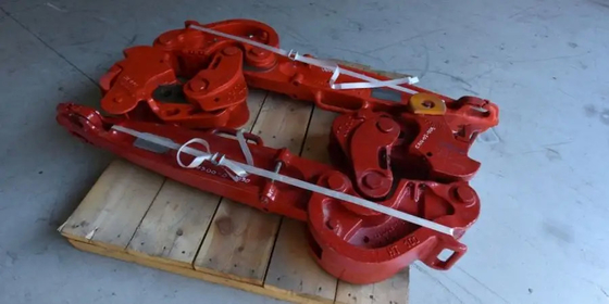 HT 35 HT65 HT100 Manual Tubular Handling Drill Pipe Tongs Power Tong Dies