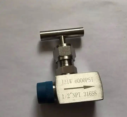 Stainless Steel Needle Valve 1/2&quot; NPT Female Male Thread SS316L 10000PSI