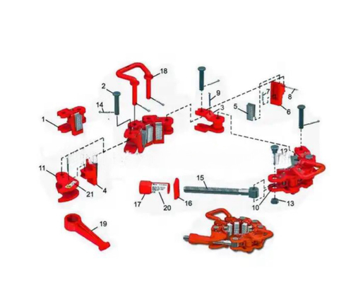 Type WA-T / WA-C / MP Oil Drilling Safety Clamps API 7K Standard