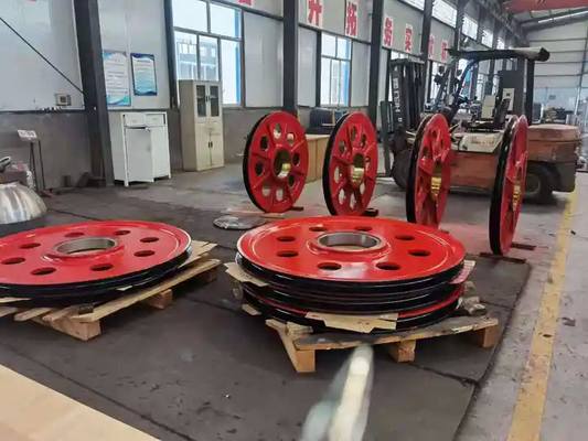 API 8C Drilling Rig Crown Wire Rope Pulley / Wire Rope Sheave