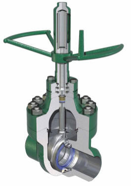 API Mud Pump Spare Parts Gate Valve With Thread End Connection And Repair Kits