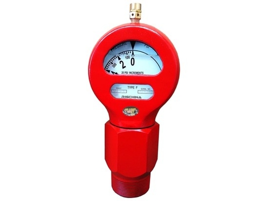Mud Pump Pressure Gauge Drilling Instruments 6'' Flange Type Model F Range 6000PSI