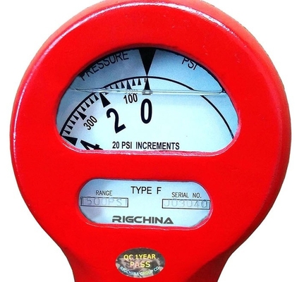 Mud Pump Pressure Gauge Drilling Instruments 6'' Flange Type Model F Range 6000PSI