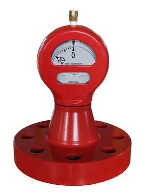 quality Mud Pump Pressure Gauge Drilling Instruments 6&#039;&#039; Flange Type Model F Range 6000PSI factory